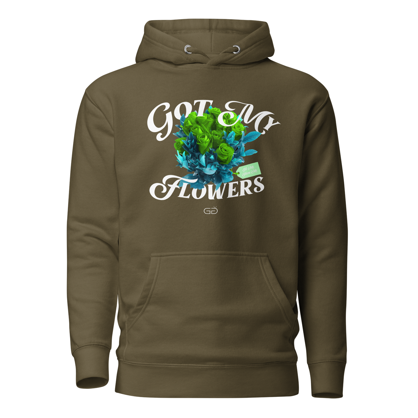 GMF Hoodie (Green Roses)